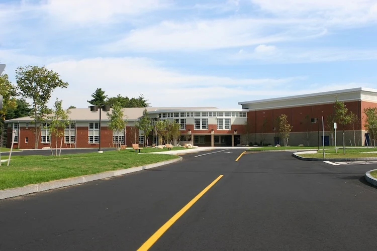 Medway High School viewed from front drive.